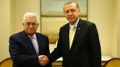 Erdoğan, Mahmud Abbas ile ‘sözde barış planı’nı görüştü