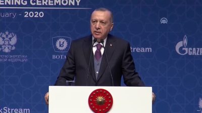 Cumhurbaşkanı Erdoğan: TürkAkım tarihi nitelikte bir projedir