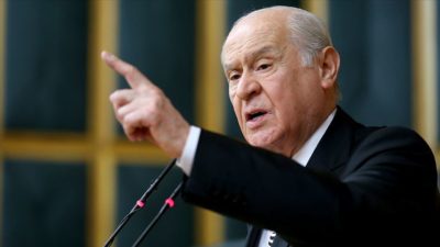 Türk bayrağına saldırıya Bahçeli’den tepki