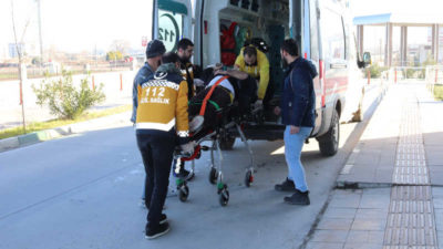 İlk iş gününde inşaattan düşerek yaralandı