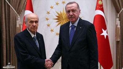 Erdoğan ile Bahçeli görüştü