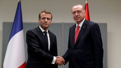 Erdoğan ile Macron İdlib’i görüştü