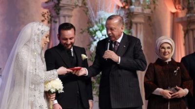 Cumhurbaşkanı Erdoğan nikah şahidi oldu