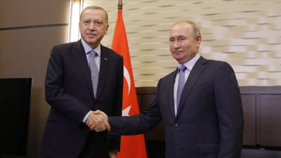 Erdoğan Putin’le görüştü