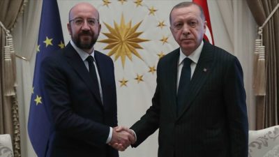 Cumhurbaşkanı Erdoğan, AB Konseyi Başkanı ile görüştü