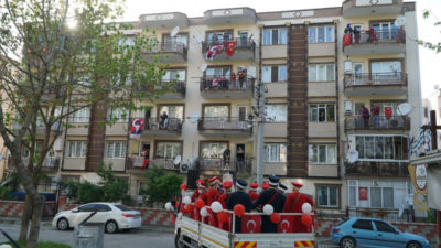 Mustafakemalpaşa Belediyesi’nden mehterli 23 Nisan kutlaması