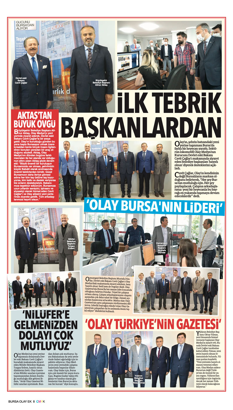 Olay Artık Yeni Yerinde! Foto Galerisi - Olay Gazetesi Bursa