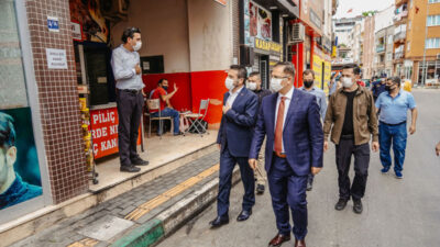 Kestel Belediye Başkanı Tanır’dan koronavirüs denetimi