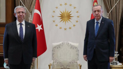 Cumhurbaşkanı Erdoğan ve Mansur Yavaş bir araya geldi