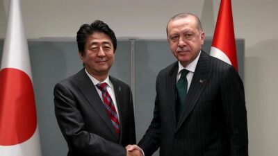 Cumhurbaşkanı Erdoğan ile Japonya Başbakanı Abe görüştü