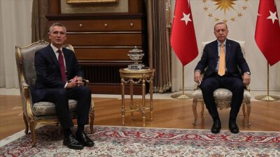 Cumhurbaşkanı Erdoğan, Stoltenberg ile görüştü