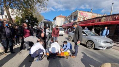 Bursa’da traktör ile motosiklet çarpıştı