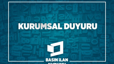 Basın İlan Kurumu’ndan bakım çalışması uyarısı…