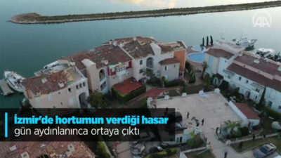 İzmir’de hortumun verdiği hasar gün aydınlanınca ortaya çıktı