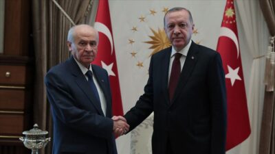 Cumhurbaşkanı Erdoğan, Bahçeli ile bir araya geldi