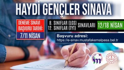 Belediyeden öğrencilere online sınav desteği