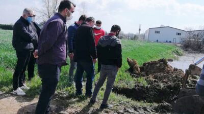 Mudanya’da tarım arazileri sular altında kaldı