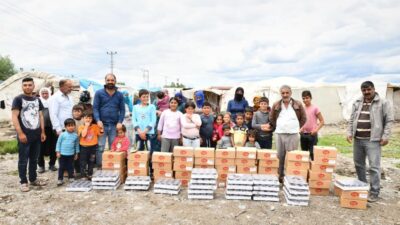 Bursa’daki mevsimlik işçilere destek!