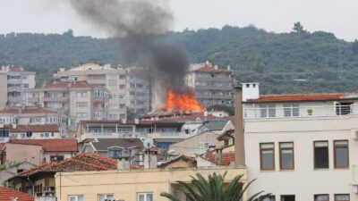 Bursa’da korkutan yangın