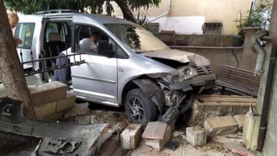 Çocuklarıyla kaza yapan sürücü: Biraz heyecan yaşayalım dedik