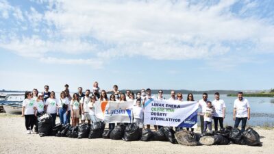 Limak Enerji ve Yeşim, leyleklerin uğrak noktası Gölyazı temizledi