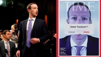 Zuckerberg bu kez ‘Faceook’u sil?’ sorusu ile kapak oldu