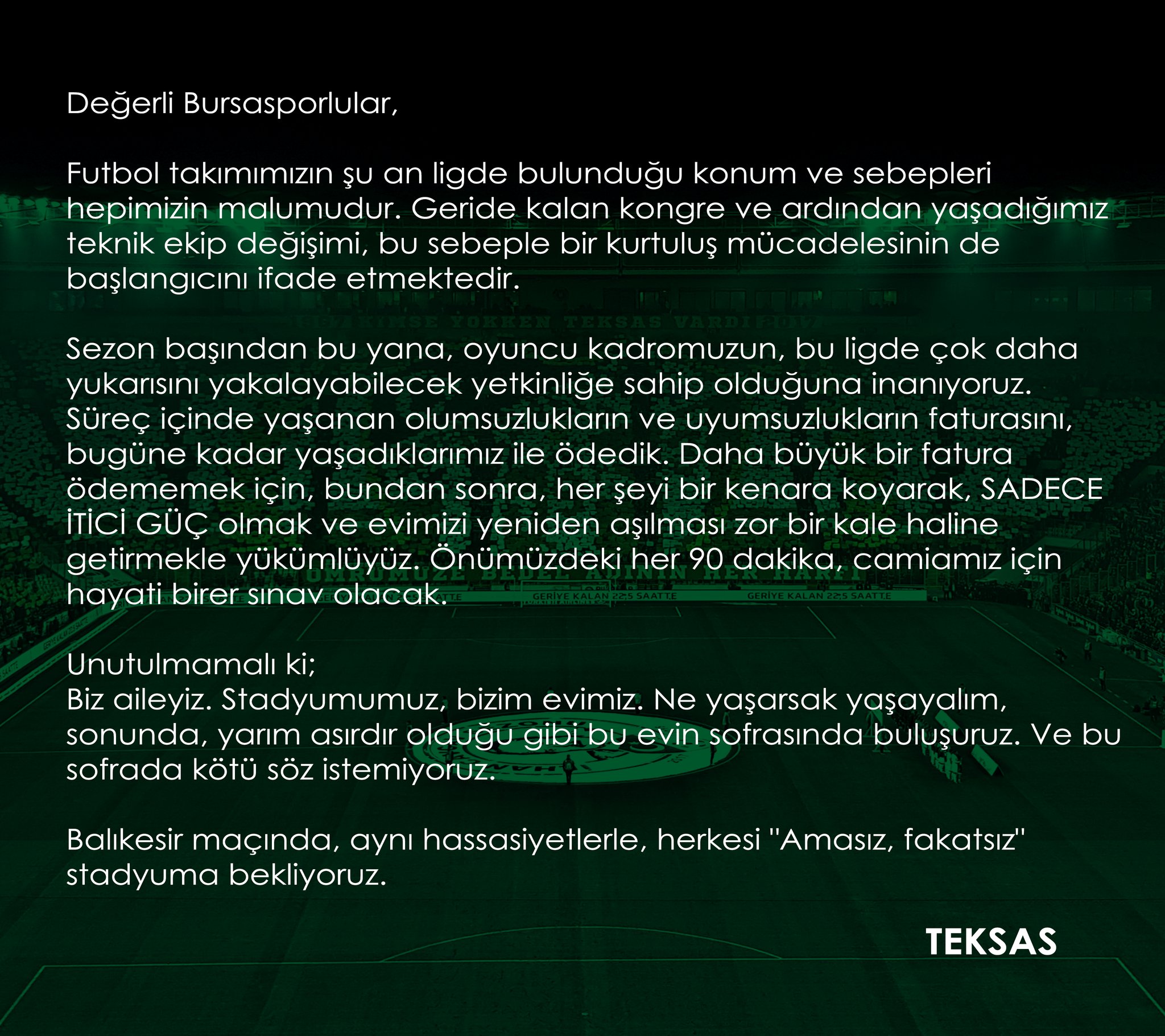 Bursaspor Taraftar Ndan Nemli A R Olay Gazetesi Bursa Gazetesi Bursa