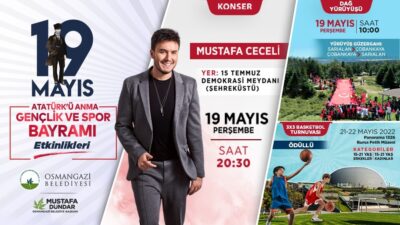 19 Mayıs coşkusu Osmangazi’de zirve yapacak!