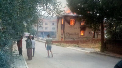 Bursa’da korkutan yangın