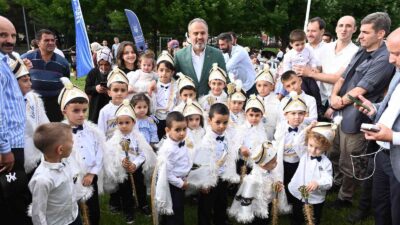 Büyükşehir’den Merinos’ta sünnet şöleni