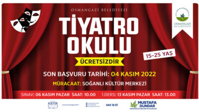 Osmangazi Belediyesi Tiyatro Okulu başlıyor