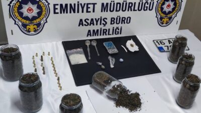 Bursa’da uyuşturucu operasyonu: 3 tutuklama