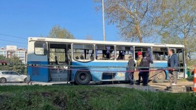 Cezaevi servis aracına yönelik saldırının arşiv görüntüleri