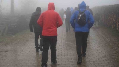 Çanakkale Zaferi’nin yıl dönümünü yürüyüşle kutladılar