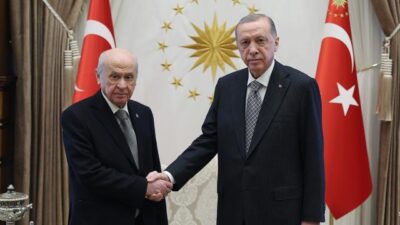 Cumhurbaşkanı Erdoğan, Bahçeli ile görüştü