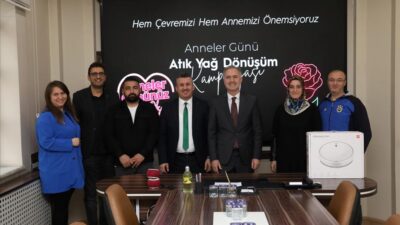 Çevreyi koruyan anneye Hediyesi İnegöl Belediyesi’nden