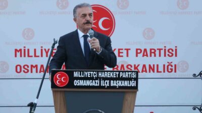 MHP Genel Sekreteri Büyükataman’dan Bursa’da miting