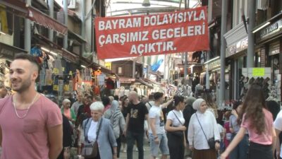 Kapalıçarşı’da bayram yoğunluğu