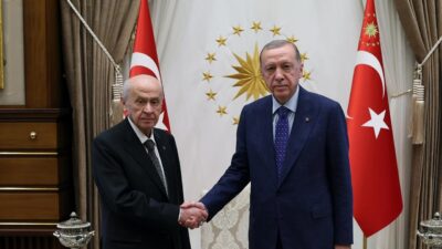 Cumhurbaşkanı Erdoğan, Bahçeli ile görüştü