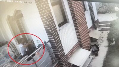 Önce köpekle oynadı, sonra böyle soygun yaptı…Tatilde paraları yerken yakalandı