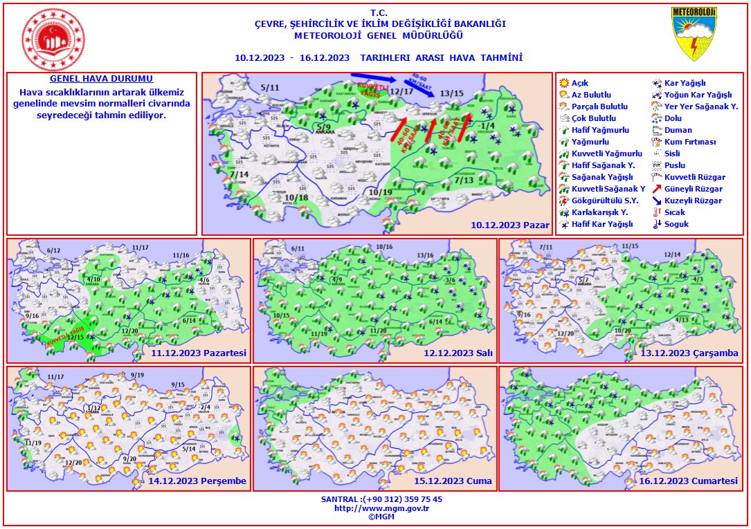 Bursa'da Havalar ısınacak! Meteoroloji Tarih Verdi... (10 Aralık 2023 ...