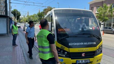 Bursa’da toplu taşıma araçlarında klima denetimleri sürüyor