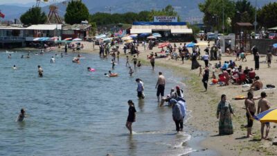 Bursa’da sahiller doldu