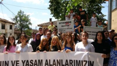 Bursa’da kurulmak istenen altın madenine köylülerden büyük tepki