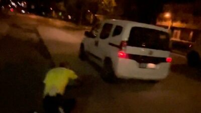 Bursa’da ehliyetsiz sürücü dehşeti! Trafik polisini böyle ezdi