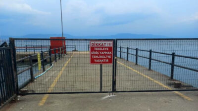 Bursa’daki o iskelede çökme riski! Kullanıma kapatıldı
