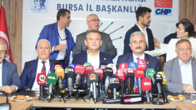 CHP Genel Başkanı Özel Bursa’da konuştu: ”Mali darbe girişimi yapıyorlar”