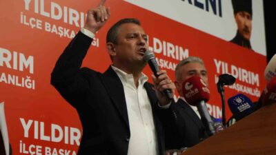 CHP Genel Başkanı Özel Bursa’da konuştu: ‘Bursa’yı kazandıran birinci parti oluyor’