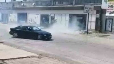 Bursa’da Drift attı, trafiği böyle tehlikeye düşürdü