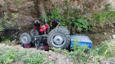 Bursa’da korkunç traktör kazası: 1 ölü